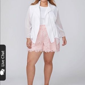 Lane Bryant soft laced shorts